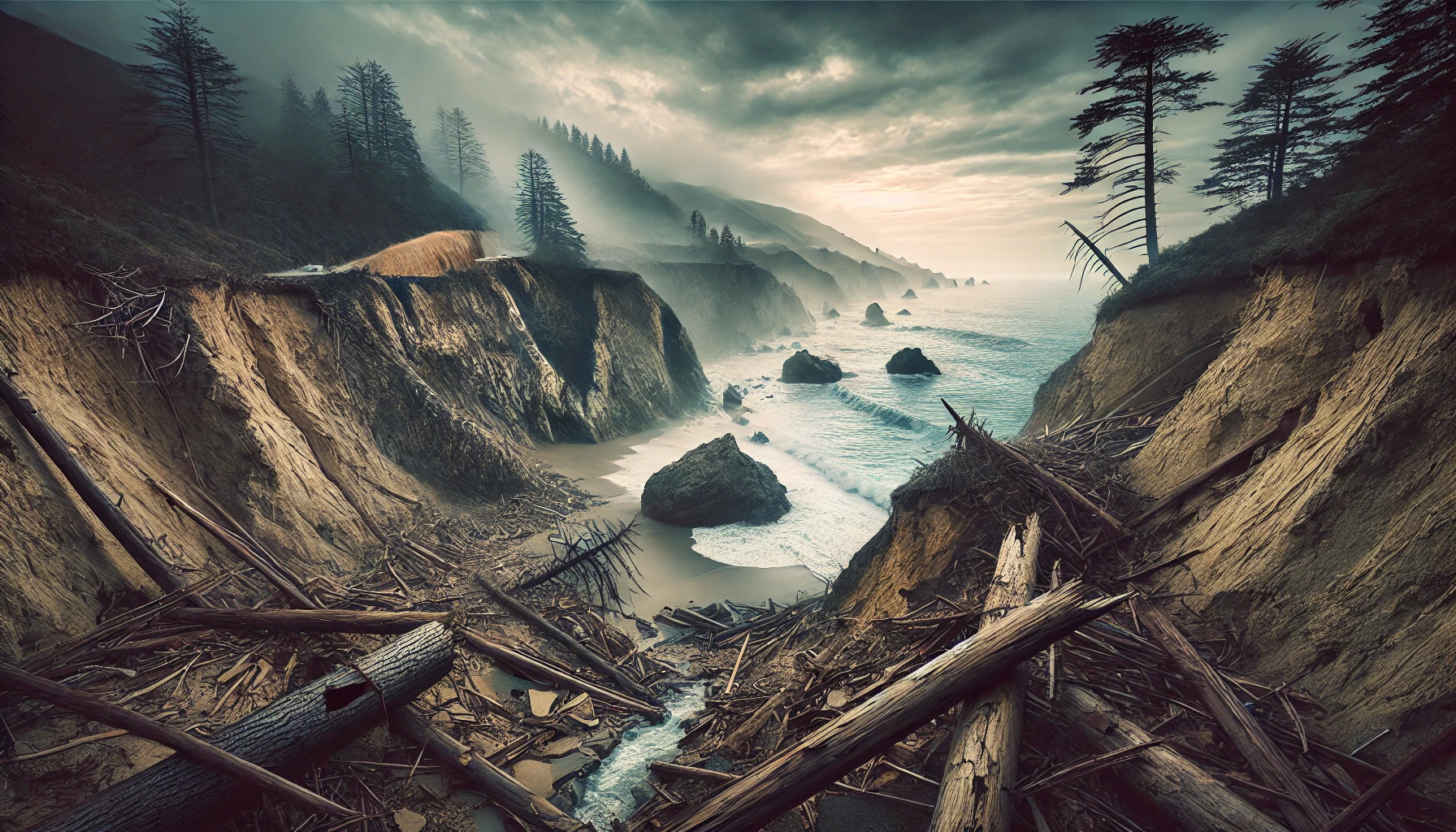 "اهتزاز الساحل الشمالي لولاية كاليفورنيا بهزة أرضية بقوة 7.0 درجة على مقياس ريختر؛ رفع تحذير تسونامي"